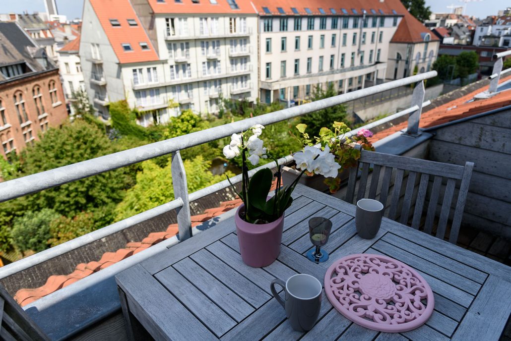 KeyStay Brussels rooftop terrace